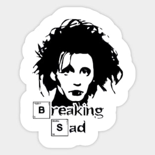 Breaking Sad Edward Scissorhands Film Sticker